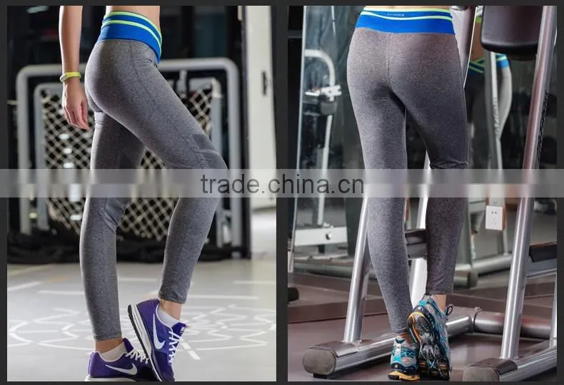 polyester spandex women workout leggings, skinny women in tight spandex legging, high spandex yoga pants