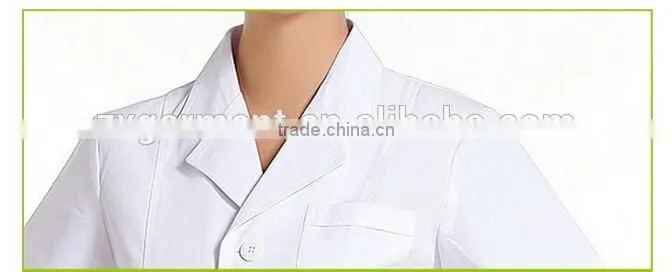 High quality medical uniform white scrubs