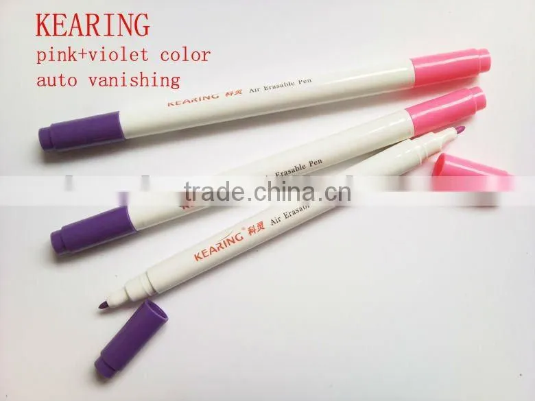 Kearing brand violet ink 1.0mm fiber tip auto disappearing marker for temporary marking #AV10