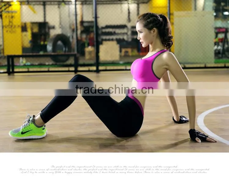 2016 New design high quality space dye gym women's yoga vest