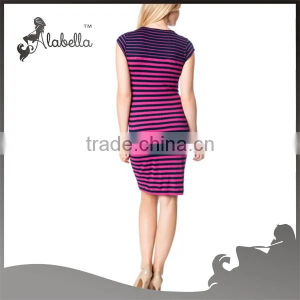 short sleeve comfortable maternity maxi dress