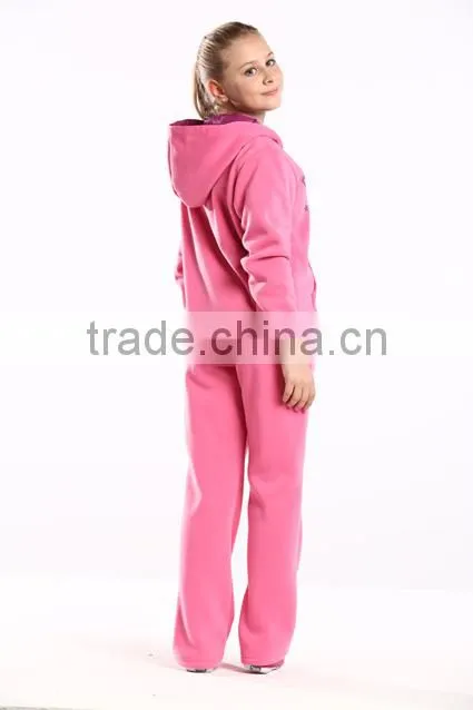 2015 latest design cheap fleece sets wholesale childrens clothes for girl
