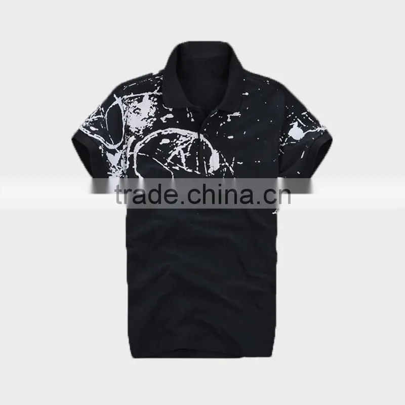 2015 Men's Polo Shirt with All Over Print