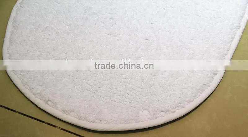 round cotton anti-slip hotel bath rug