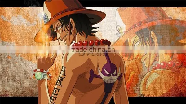 (HOT) One Piece Flying Fire Fist Ace Cosplay cap Anime cosplay costume hat