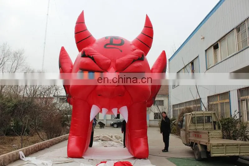 costomized new style inflatable tunnel tent of monster for advertising