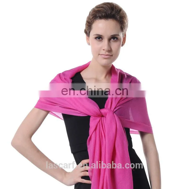 pink solid color cashmere wrap