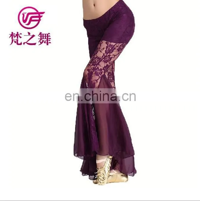 Egyptian professional belly dance lace pants for sale K-4004#