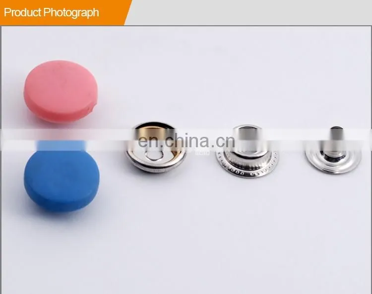 Round Plastic Nylon Cap Shank Snap Button for Coat BM10804