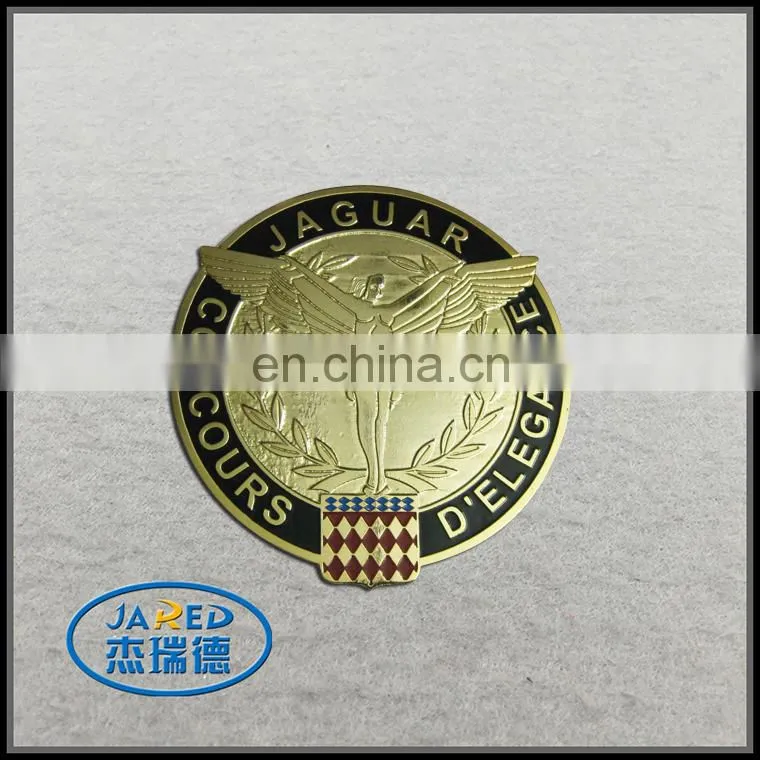 High quality imitation club use metal badges for cars