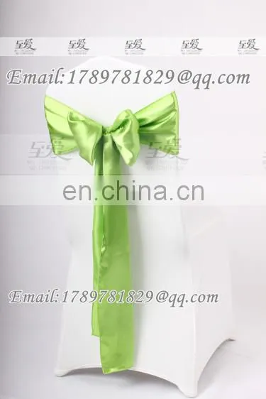 banquet satin ribbon chair cover sash
