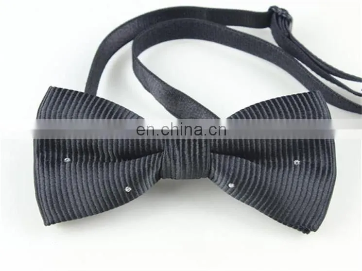 Dark Color Formal Style Bow Tie For Boy's Shirt