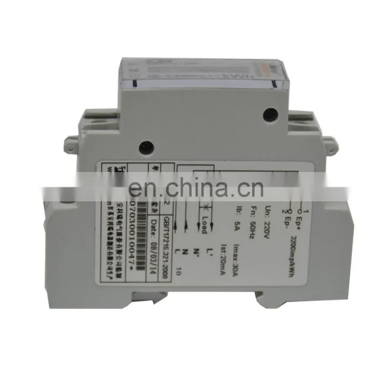 Single phase Din rail energy meter, modbus rtu energy meter PV solar system, power monitoring for sub metering use