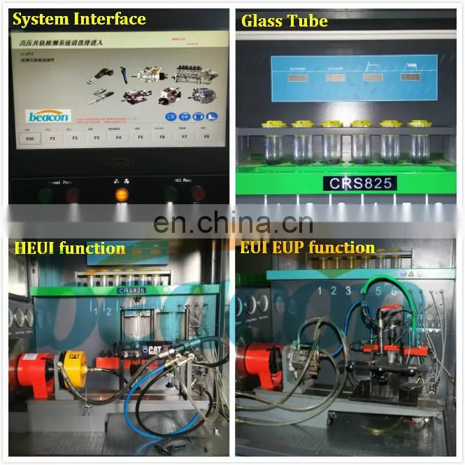 CR825 coding function HEUI EUI EUP common rail diesel fuel injector pump test bench