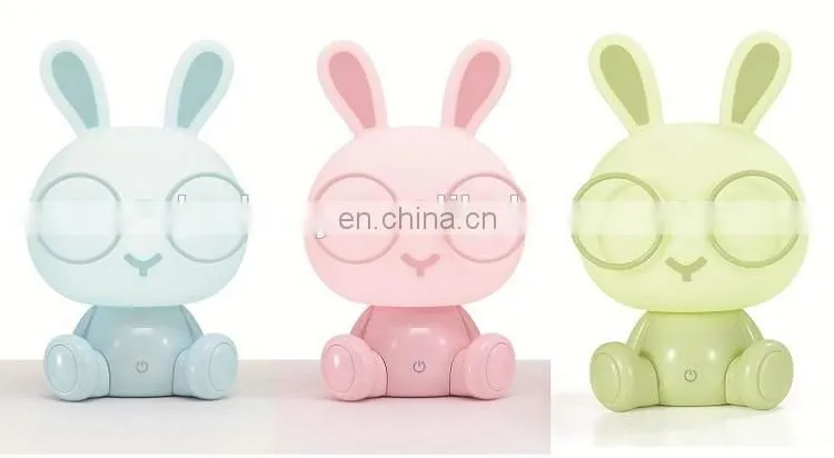Amazon Top sale bunny rabbit night lamp kids night lamp smart touch led night light for kid