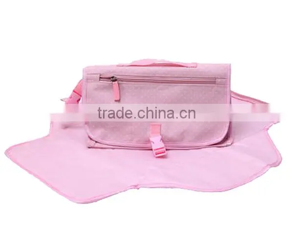 Fancy Pink Easy Clean Portable Diaper Changing Pad