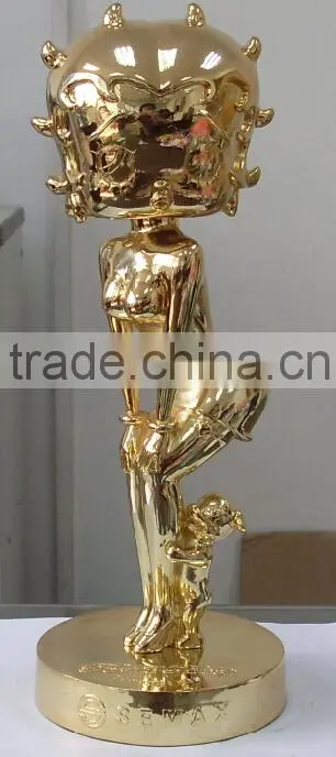 promotional wholesale silver sexy pose betty boop figurines