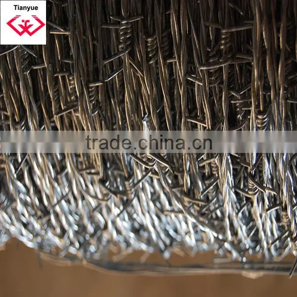 General Galvanized Barbed Wire Fence/Electro Galvanized Barbed Wire Fence/real factory in Anping