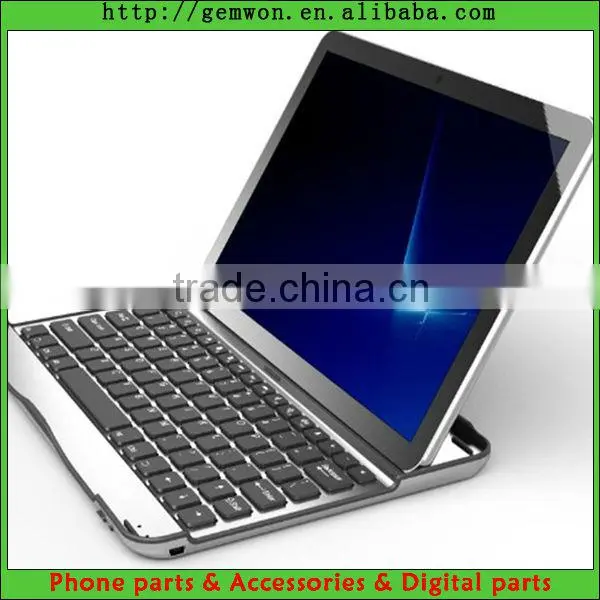 Bluetooth Keyboard Aluminum Case for Samsung Galaxy Tab10.1 P7510 P7500 + Film