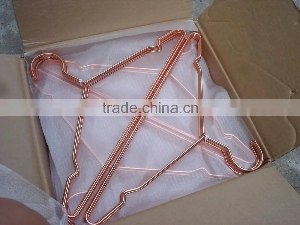 fashion metal wire clothes clips hanger for heavy coat