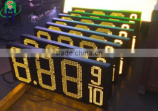 8 inch Outdoor electronics LED digital price display for gas stations sign