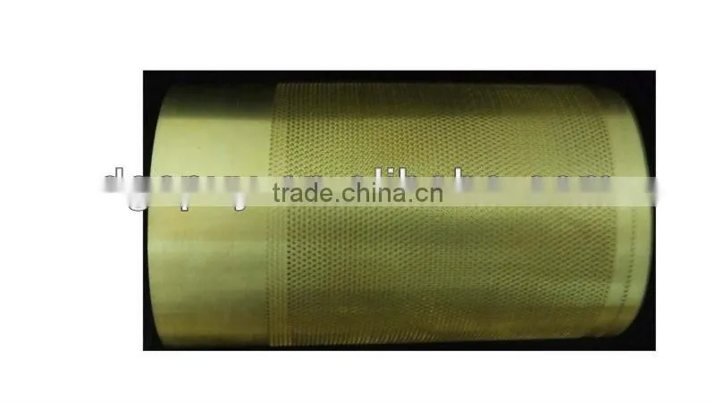 Punching pure copper foil Small circular aperture
