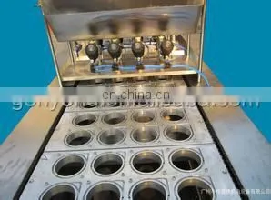 small scale ice cream cup and cone filling machine