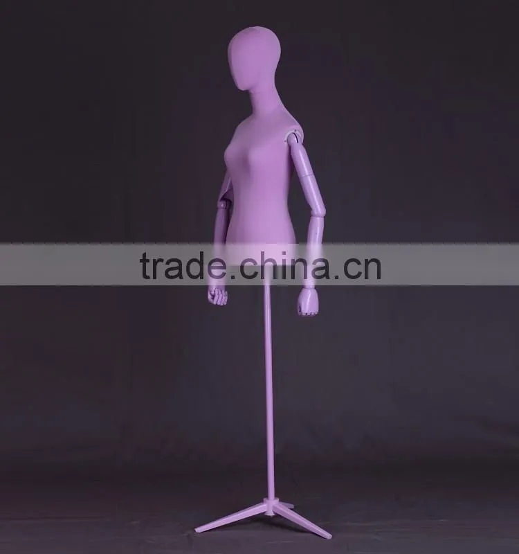 colorful fiberglass female torso mannequin