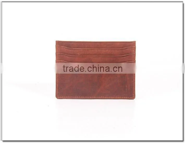 supply the 6 credit card's Leather Card Holder with Italian leather 100% handmade
