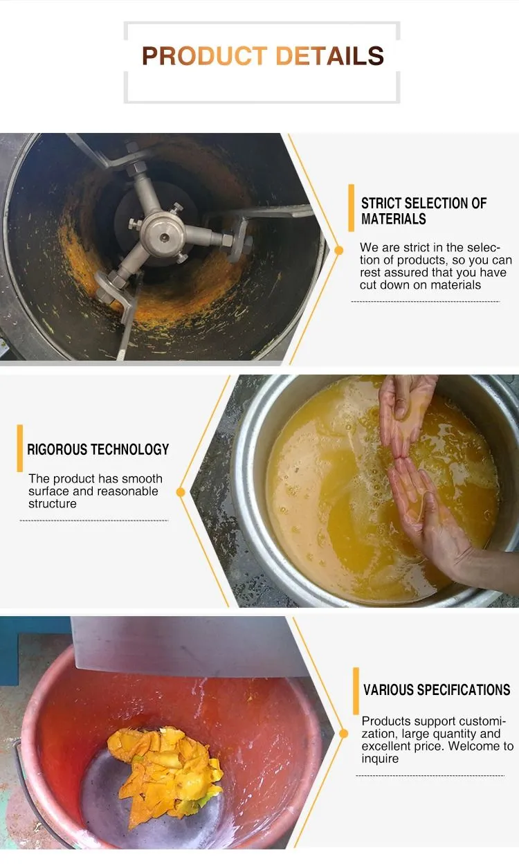 Large Capacity Single Channel Mango Fruit Pulping Machine Fruit Grinding Machine Fruit Juice Pressing Machine