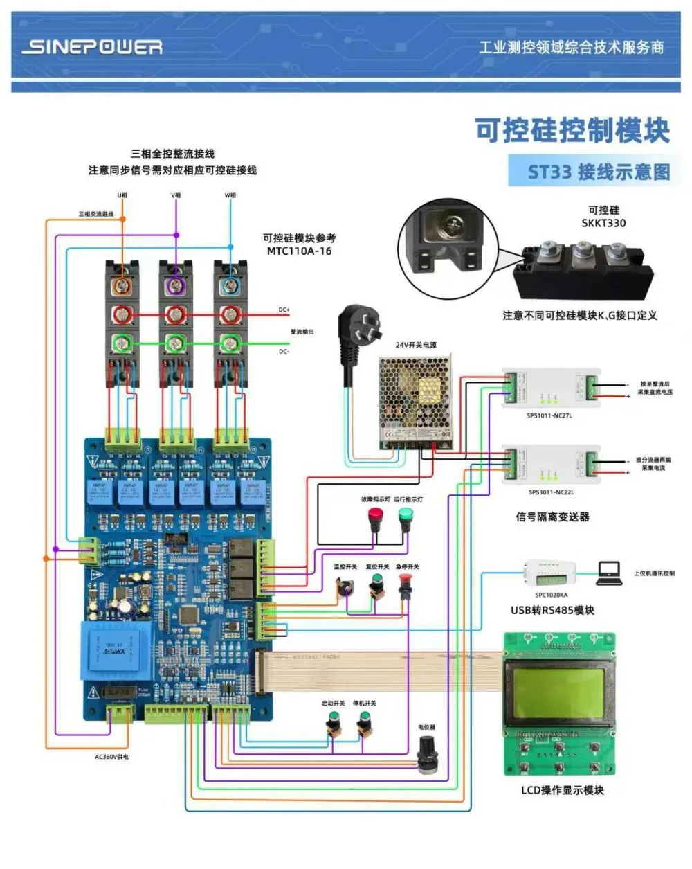 ST33 full cntrol scr firing card with constant voltage and constant current.jpg.webp