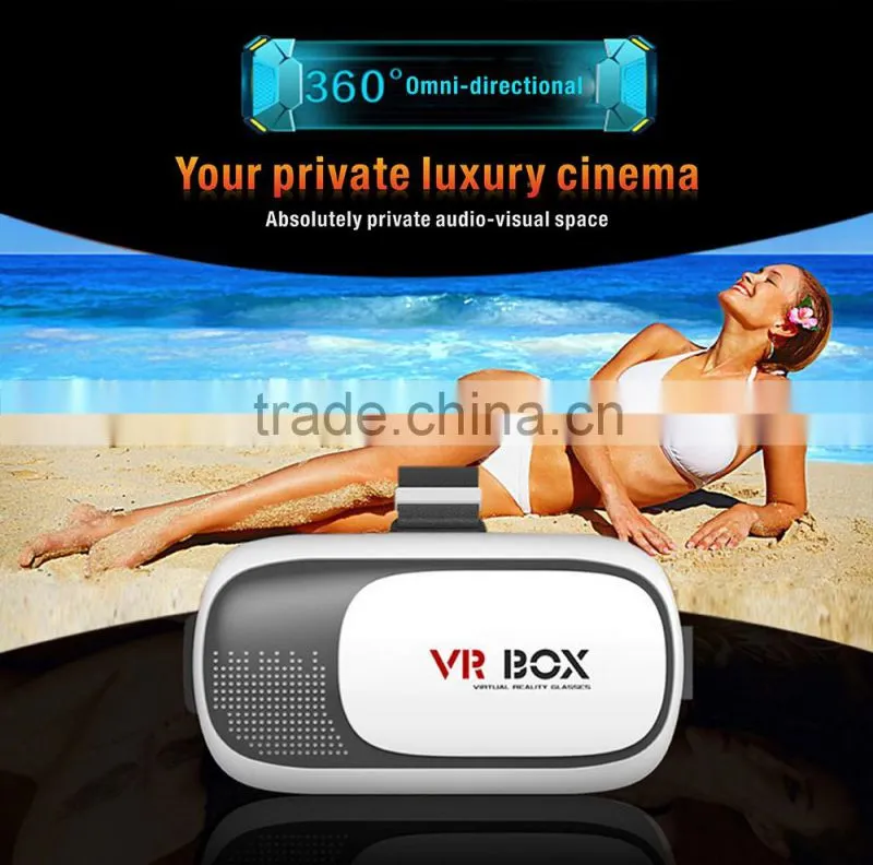 New Arrival High End VR Box 3D Glasses for 3.5-6.2 Mobile