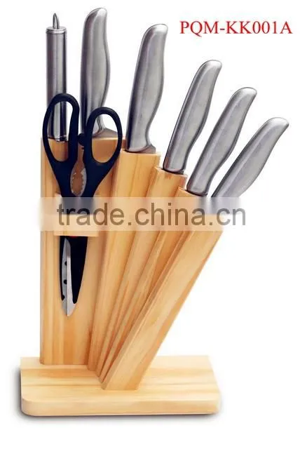 Senior durable 8 pieces stainless steel kitchen knife