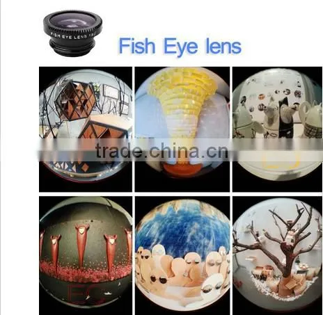 Wolesale 3 In 1 mirror Mobile Phone light button car Camera fish eye lens