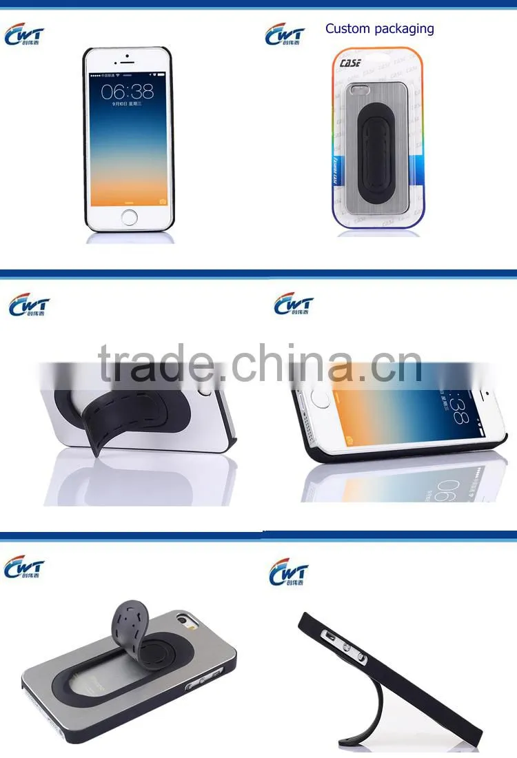 fishion hot selling shenzhen phone case for iphone 5 with kickstand