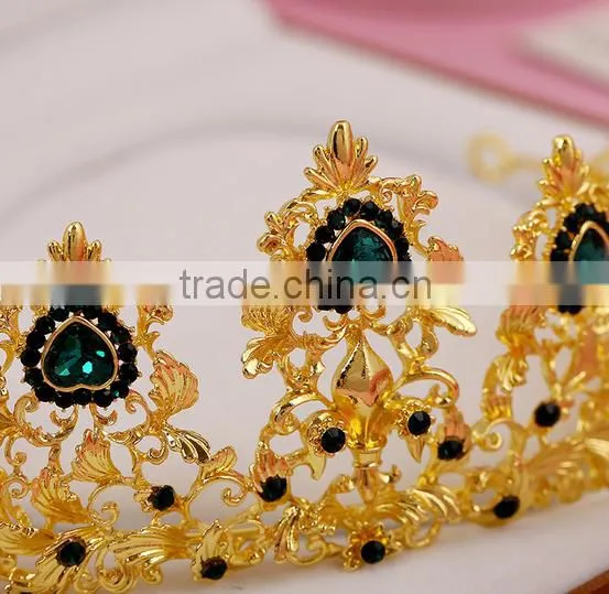 hot sale fashion hair jewelry pageant real diamond tiara for sale