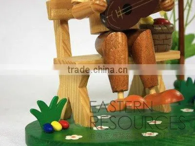Easter Rabbit - Wooden Easter Decoration