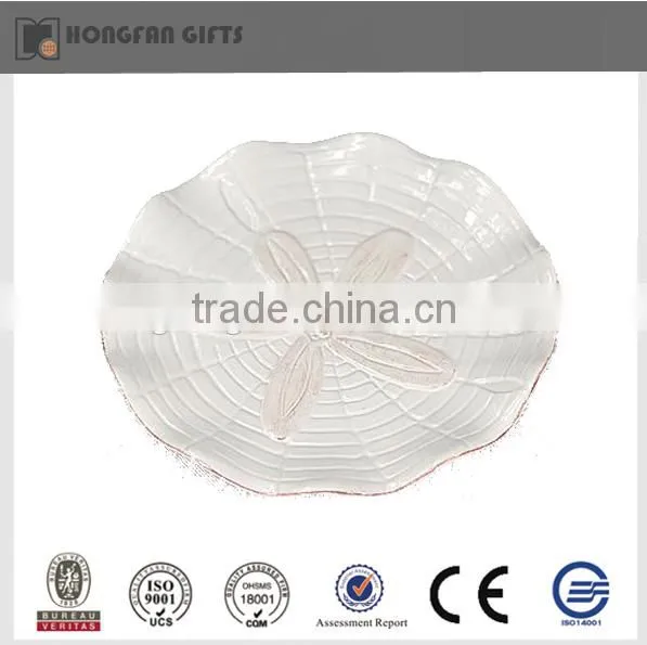 beautiful black ceramic plate for daily use