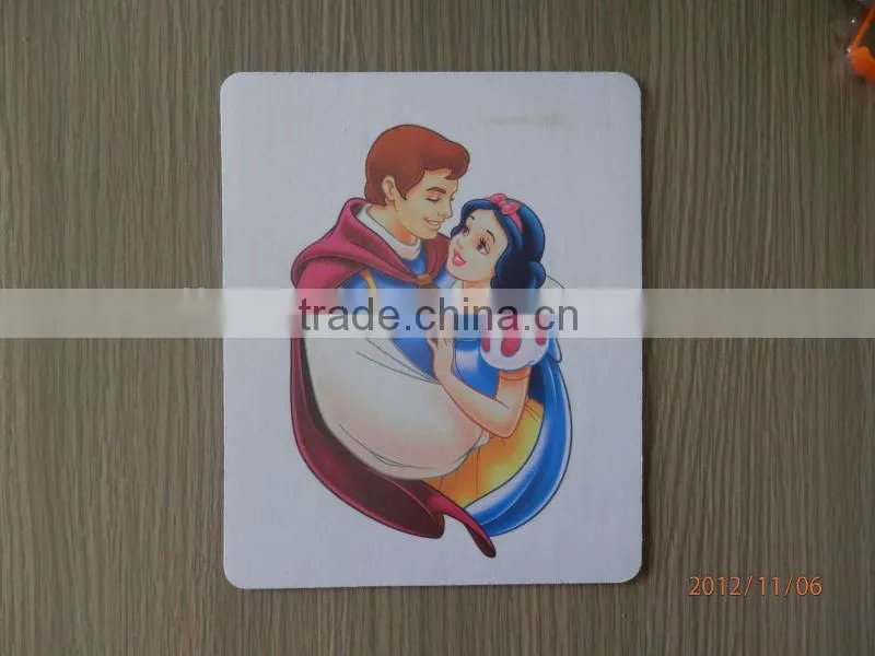 Blank heat transfer sublimation mousepad