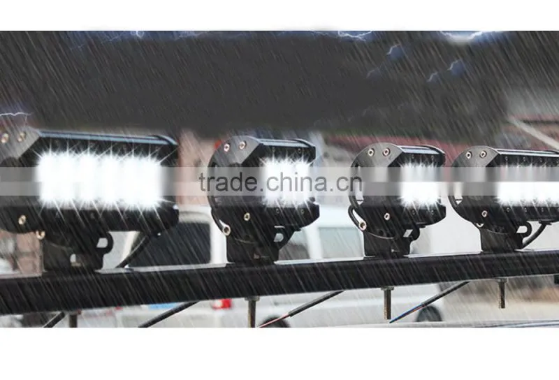 36W 12 LED 2520lm Brightness Aluminum Bracket LED Light Bar Car