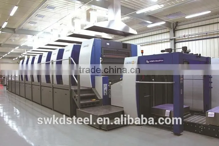 Tinplate printing for can making/metal packaging