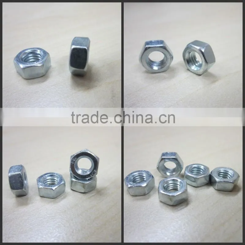 din934 hex nut zinc plated ( DIN934)