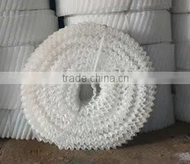 Water flow is 50m3 per hour Round counter current FRP Cooling tower system
