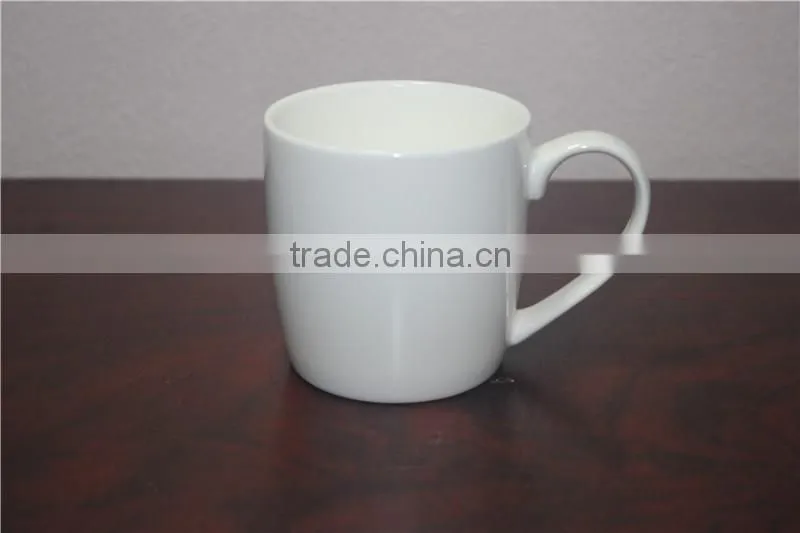 Plain white porcelain mug/mugs for logo to customize