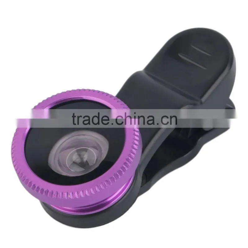 3 In 1 Universal Clip Fish Eye+Macro+Wide Angle Lens for iPhone,Samsung and other Mobile Smartphones hot sale