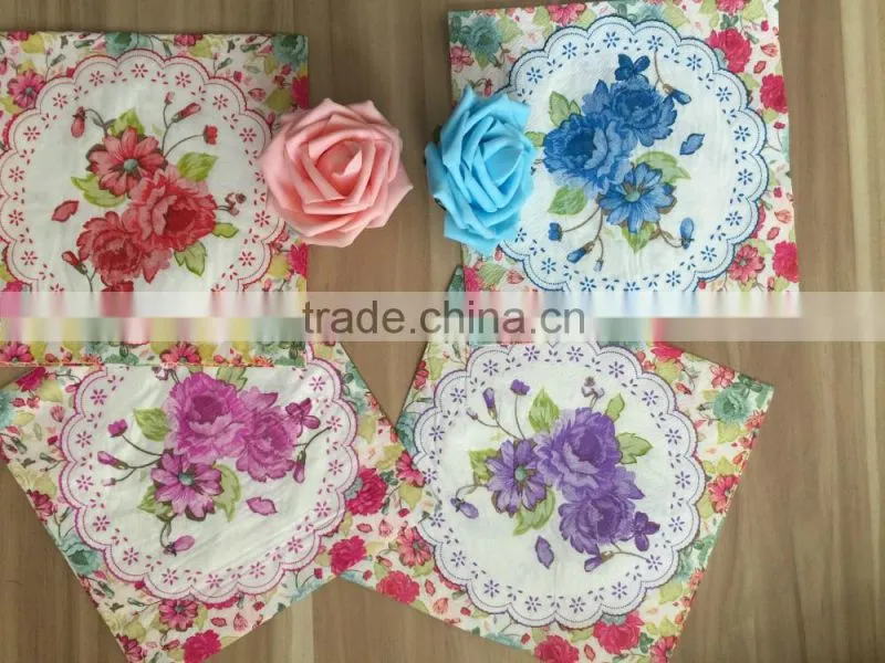 Table napkins paper tissue serviettes