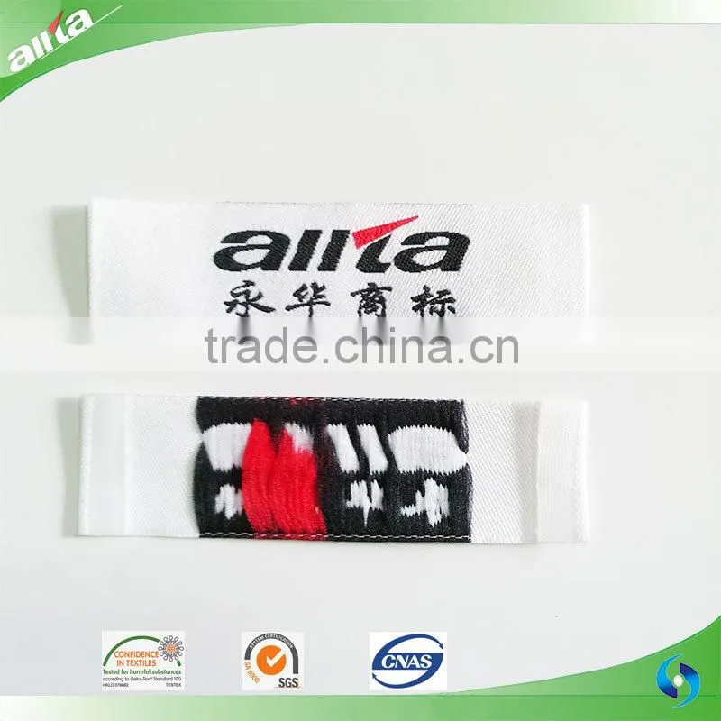 Allta Group customize cheap neck label woven labels by own factory