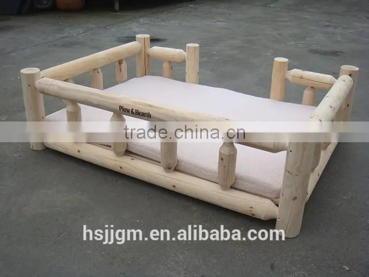 outdoor wooden dog beds big size