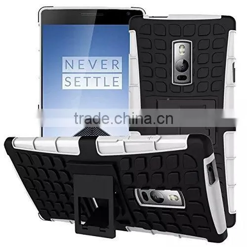 Keno Multicolor TPU+PC Spider Stand Cell Phone Case Back Cover for OnePlus Two