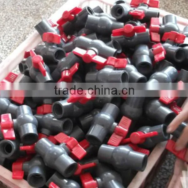 ASTM plastic pvc compact ball valve